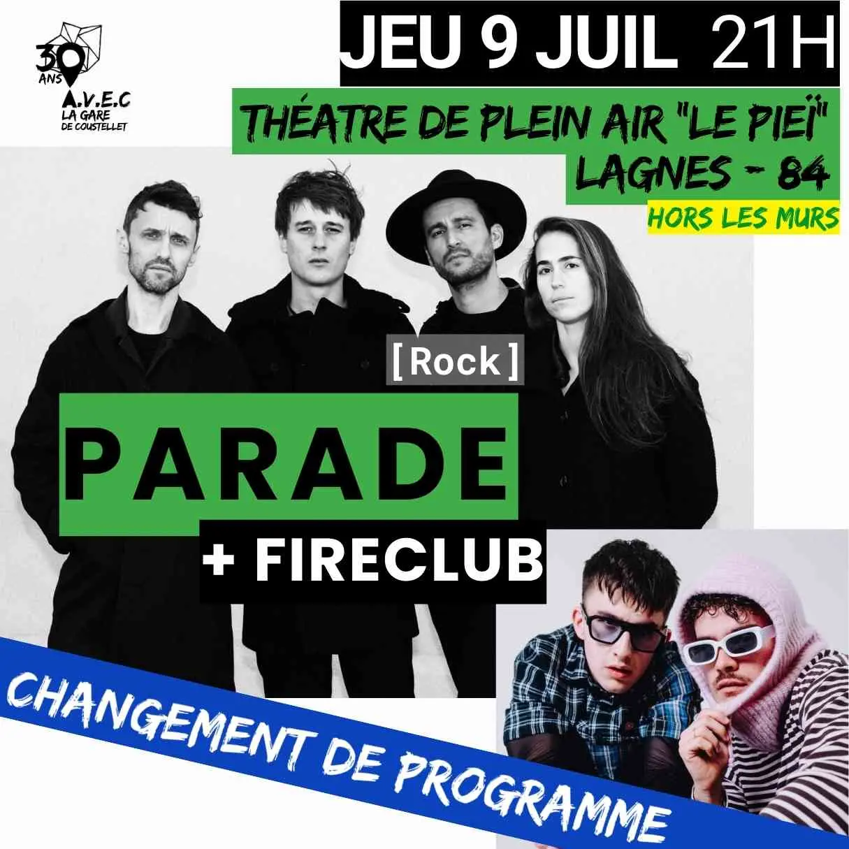 Concert Parade + FireClub