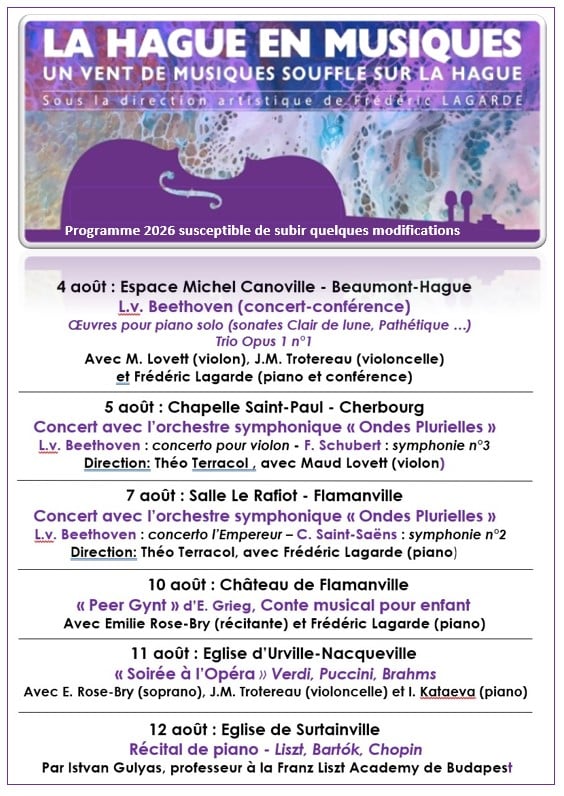 Festival La Hague en Musiques : Orchestre symphonique "Ondes plurielles"