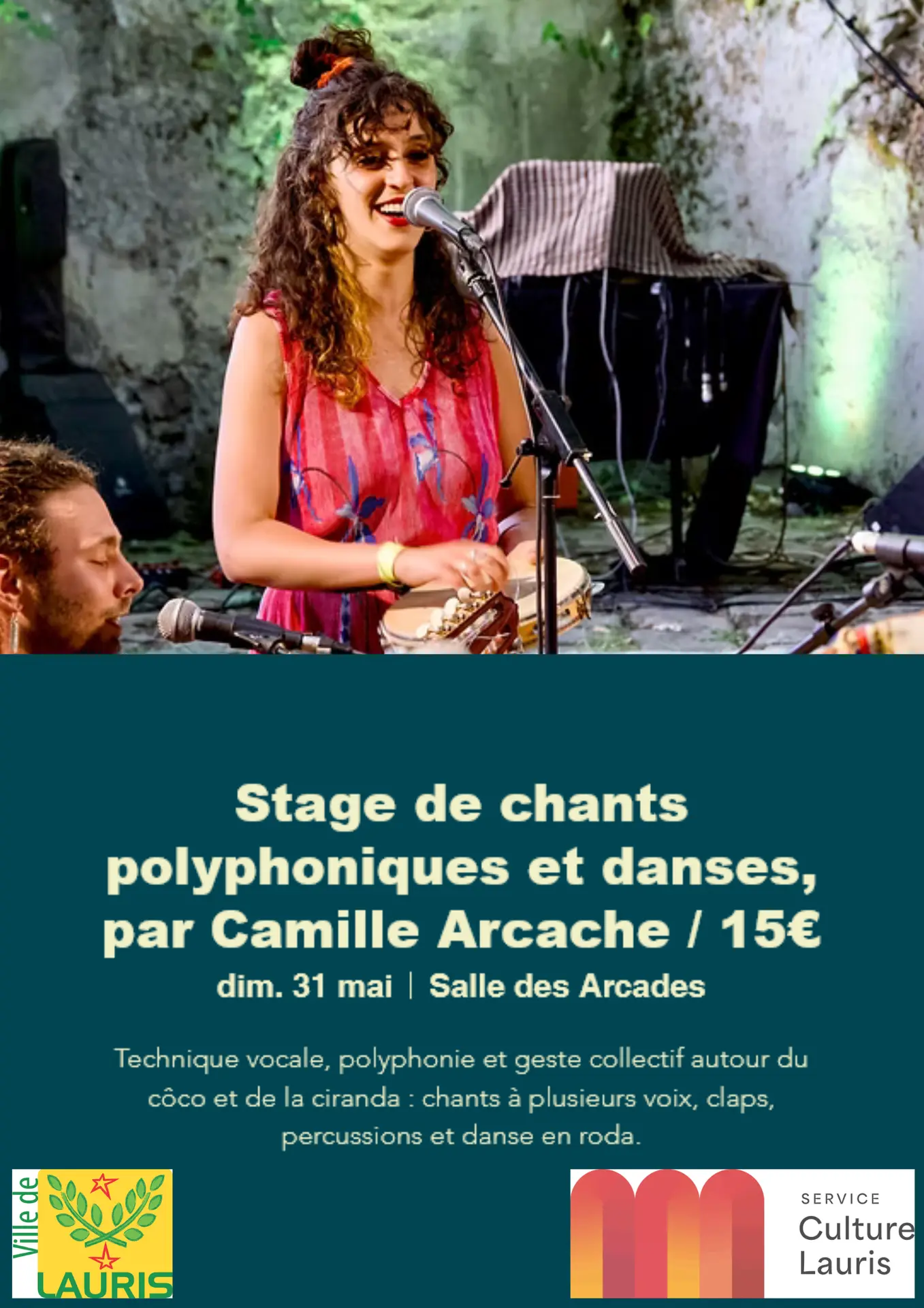 Stage de chants polyphoniques et danses avec Camille Arcache - Festival "Voix Partagées"
