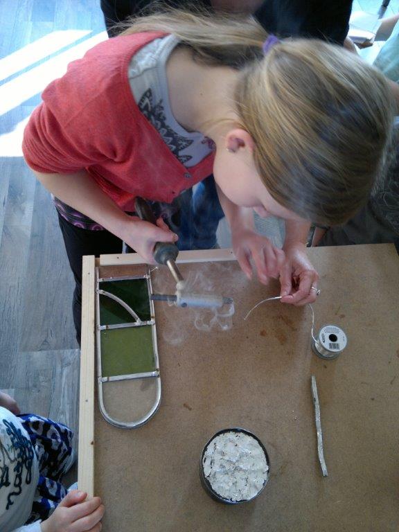 Les Vacances des 7-14 ans, Atelier Vitrail, "de Feu et de Couleurs"