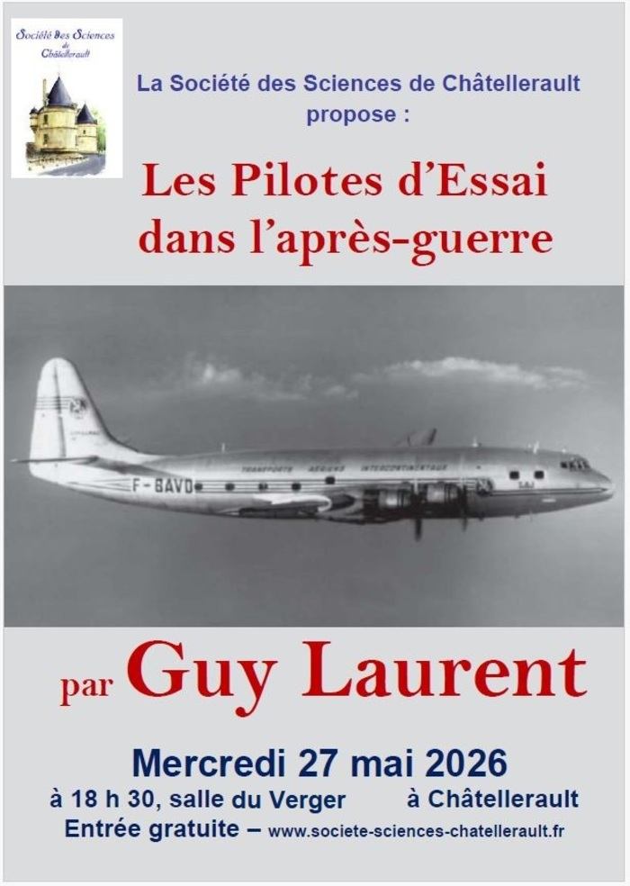 Les Pilotes d'Essai dans l'après-guerre, conférence de Guy Laurent