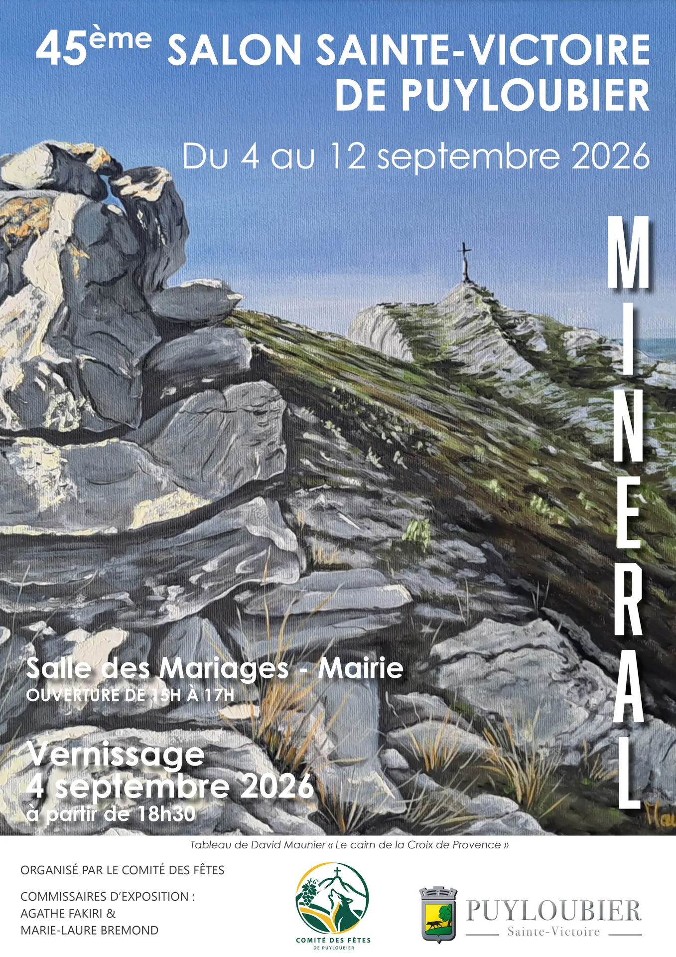 45e Salon de peinture de Sainte Victoire "MINERAL"