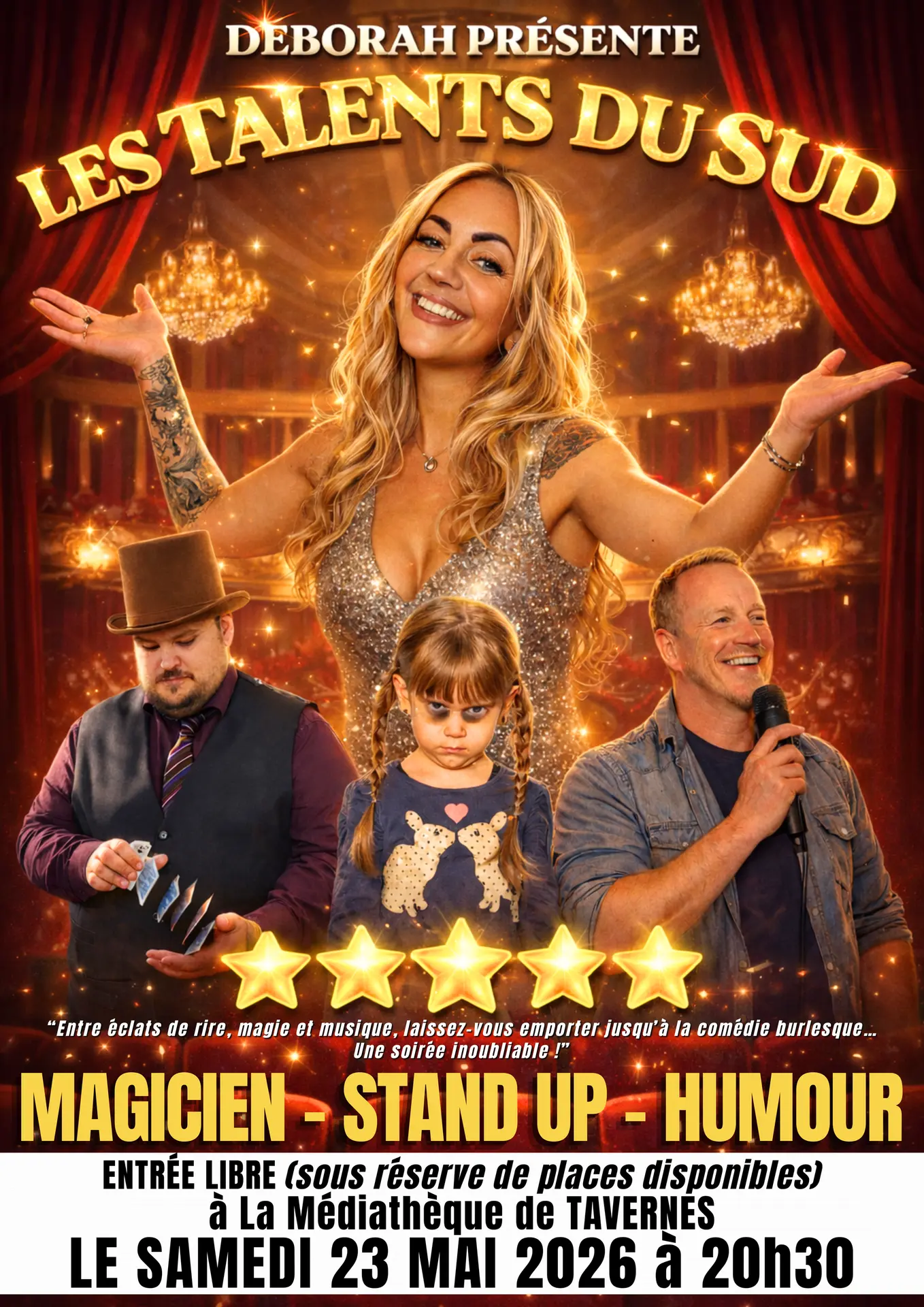 Spectacle : Les talents du sud - magie, stand up et humour