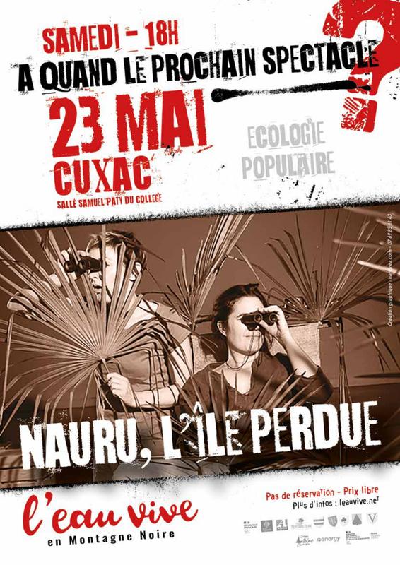 Écologie Populaire: “Nauru, l’île perdue”- compagnie Inventaire et Collectif Sayzel