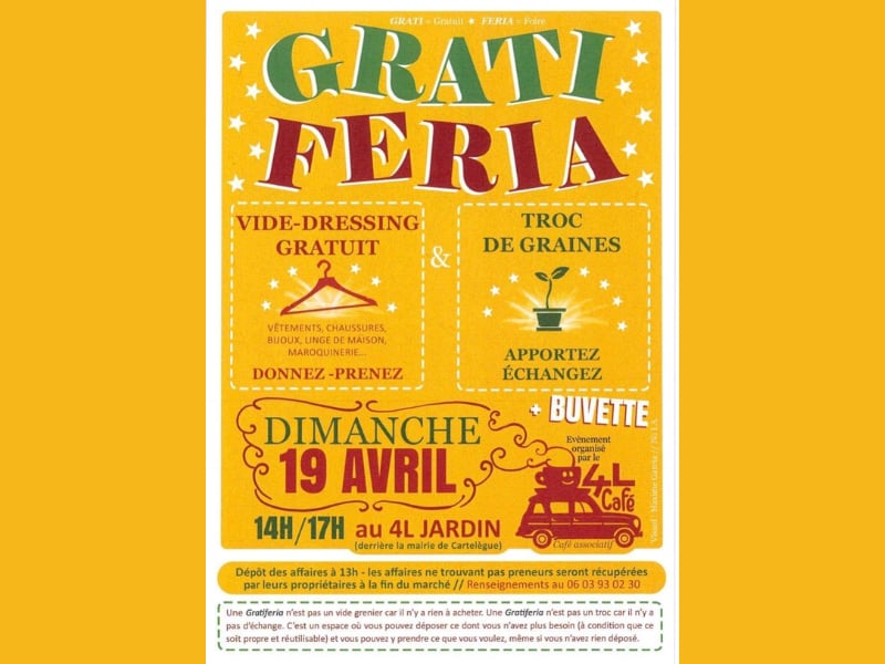 Gratiféria au 4L café