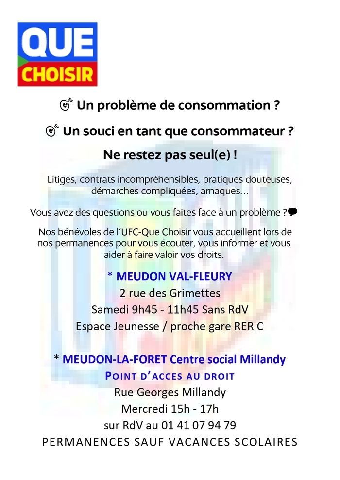 UFC au service des consommateurs