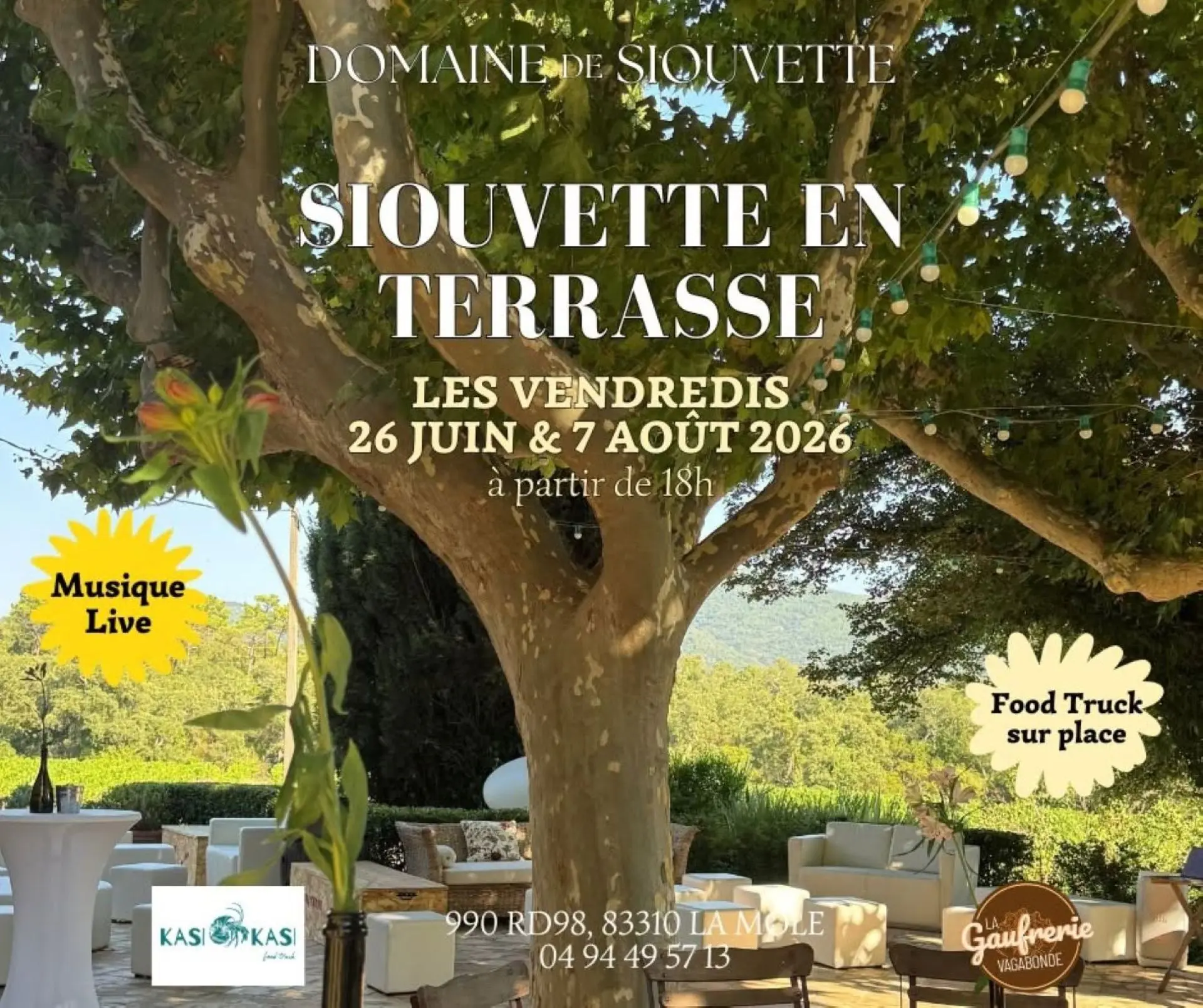 Siouvette en Terrasse