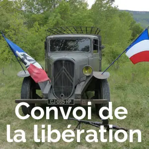 Reconstitution de la libération à l'Escale