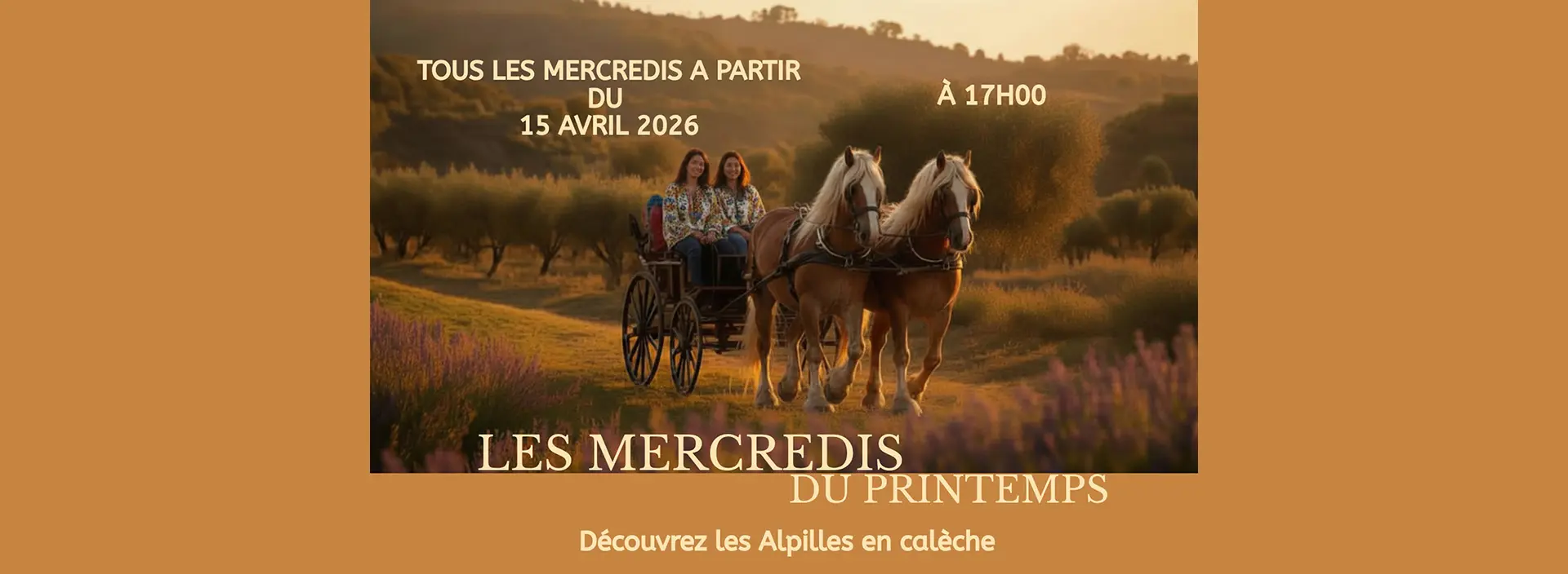 Les mercredis du printemps avec Attelage Évasion