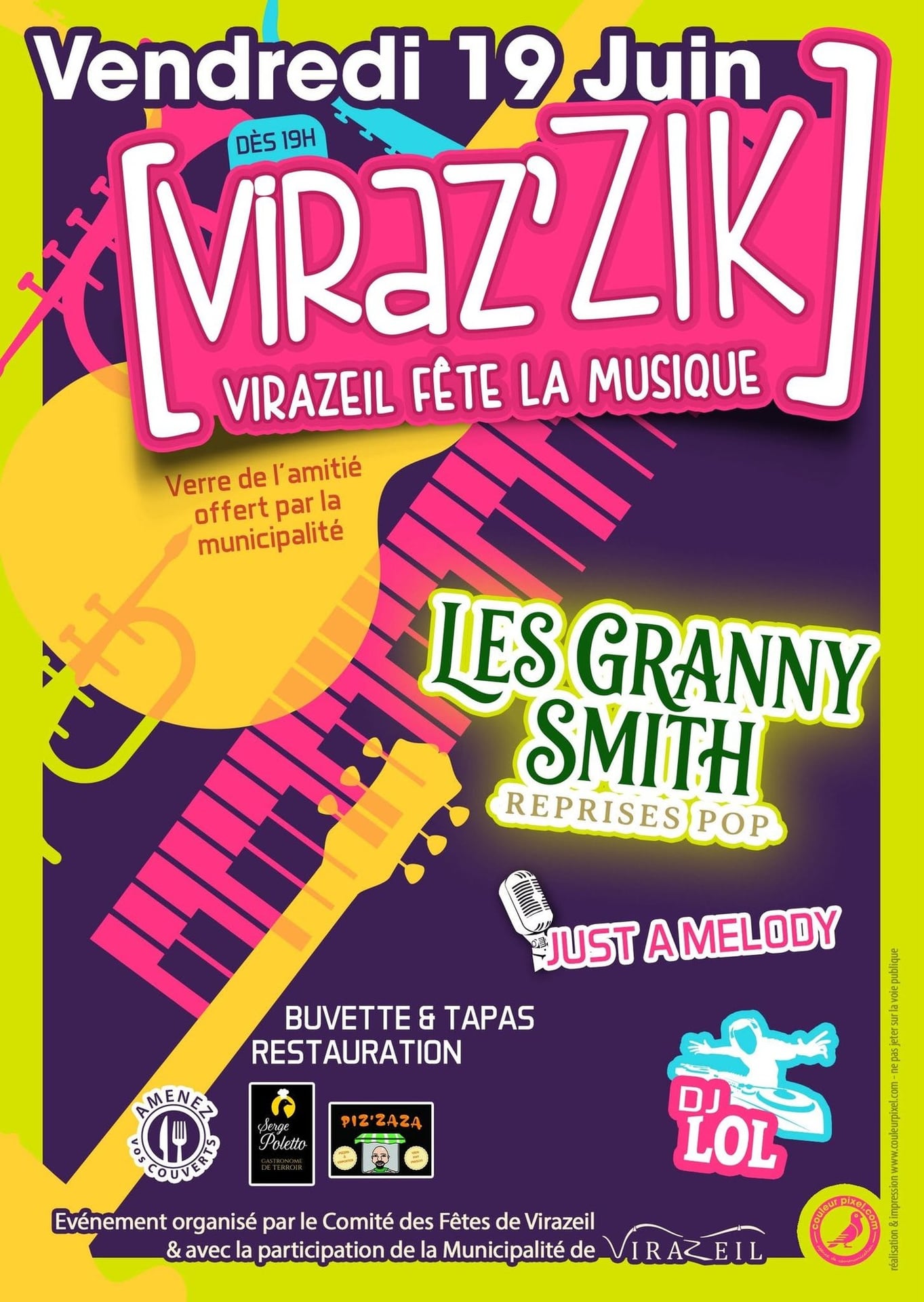 Fête de la musique avec Les Viraz'Zik
