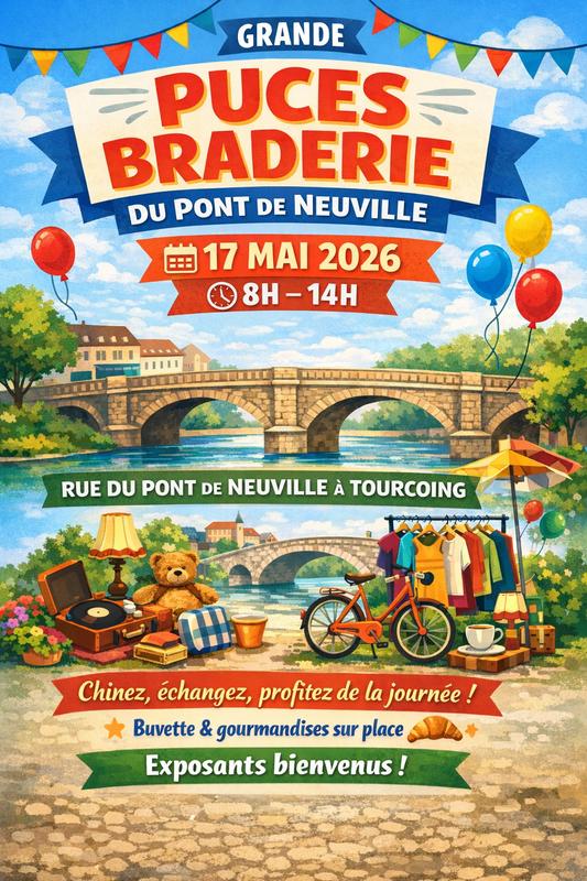 Puces - braderie pont de neuville