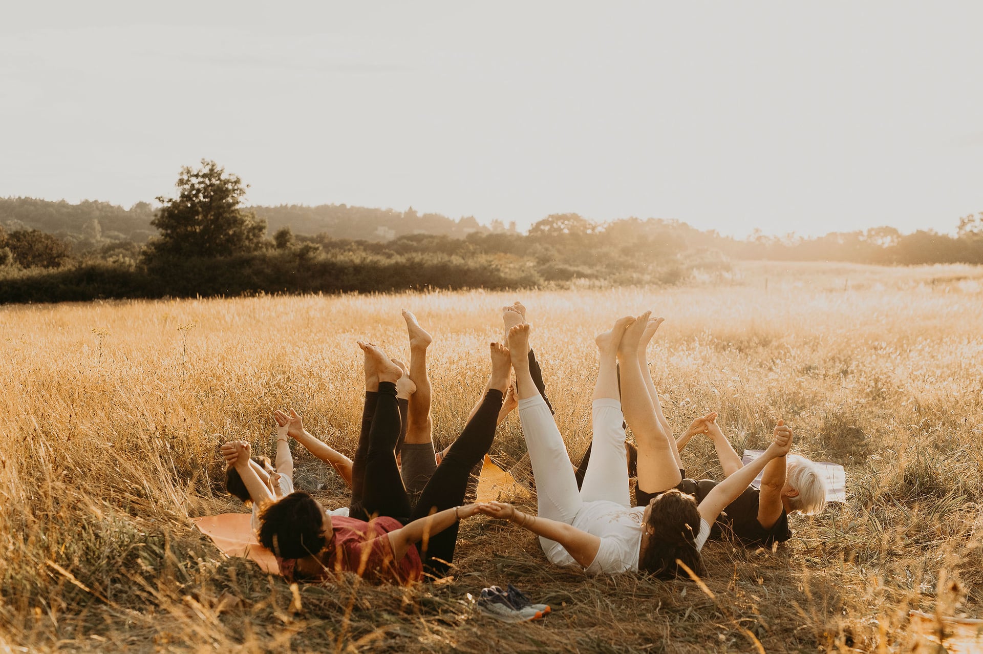 Yoga en plein air avec l'association L'SenCiel
