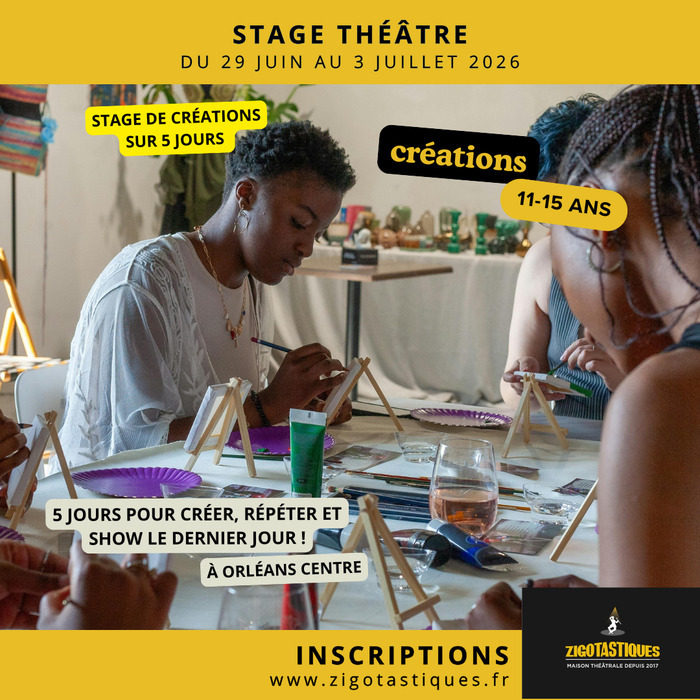 Stage thêatre de créations