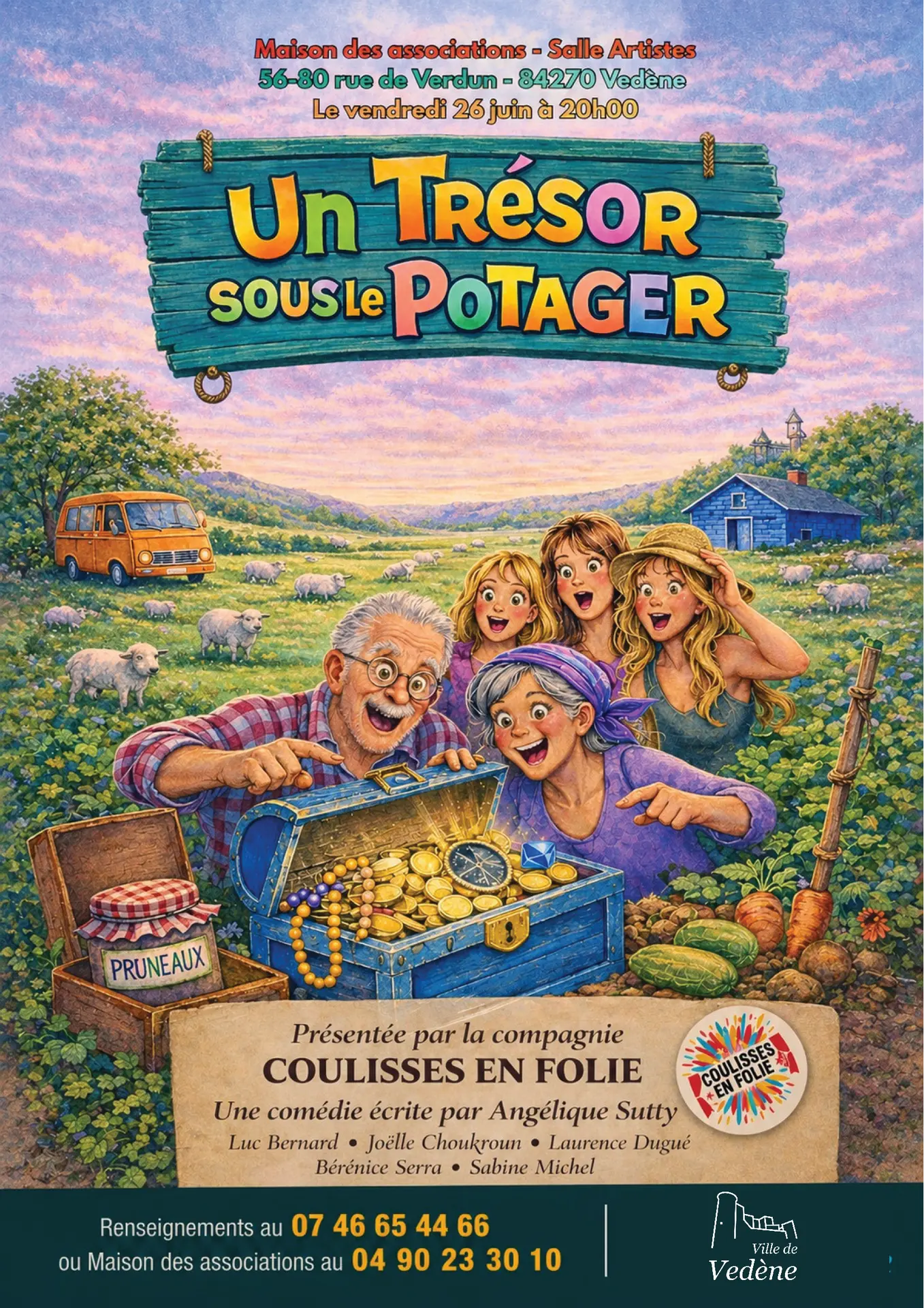 Théâtre : Un trésor sous le potager