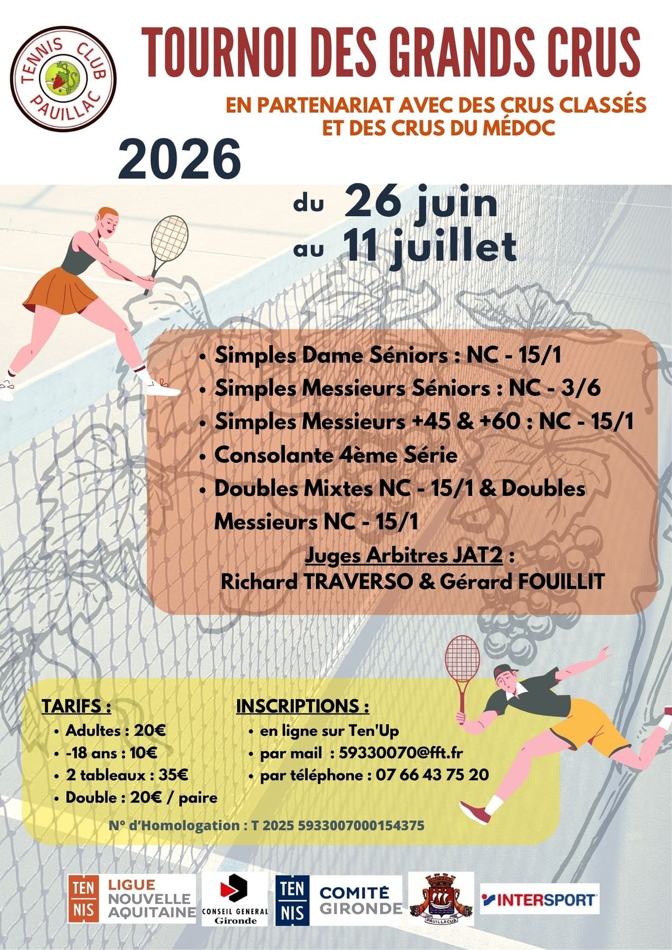 Tournoi de tennis des Grands Crus