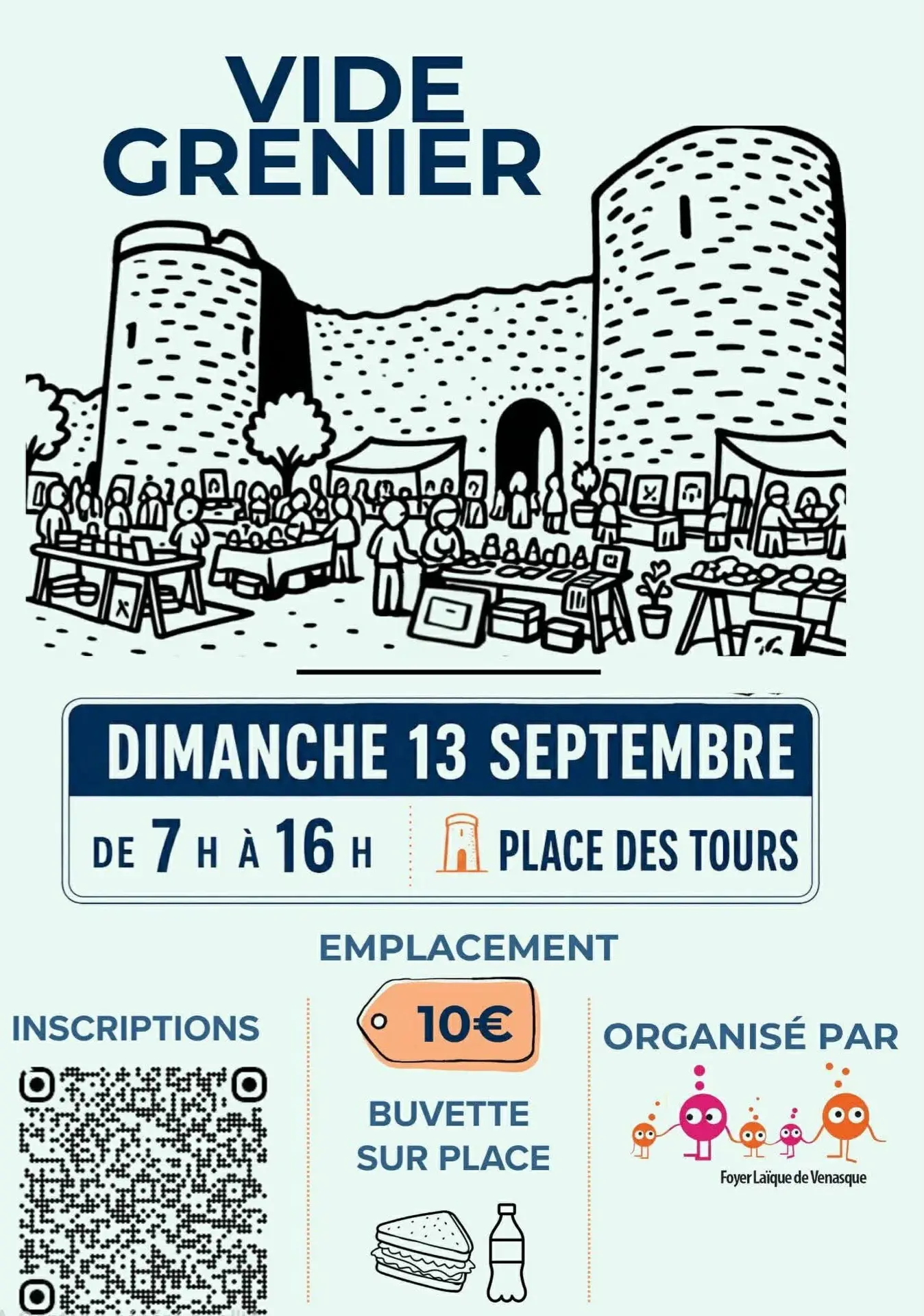 Vide Grenier du Foyer Laïque de Venasque