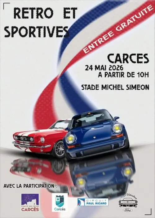 Rassemblement de voitures anciennes et sportives