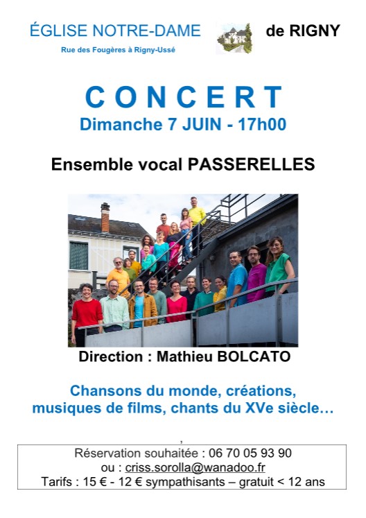 Concert : Ensemble vocal "Passerelles"