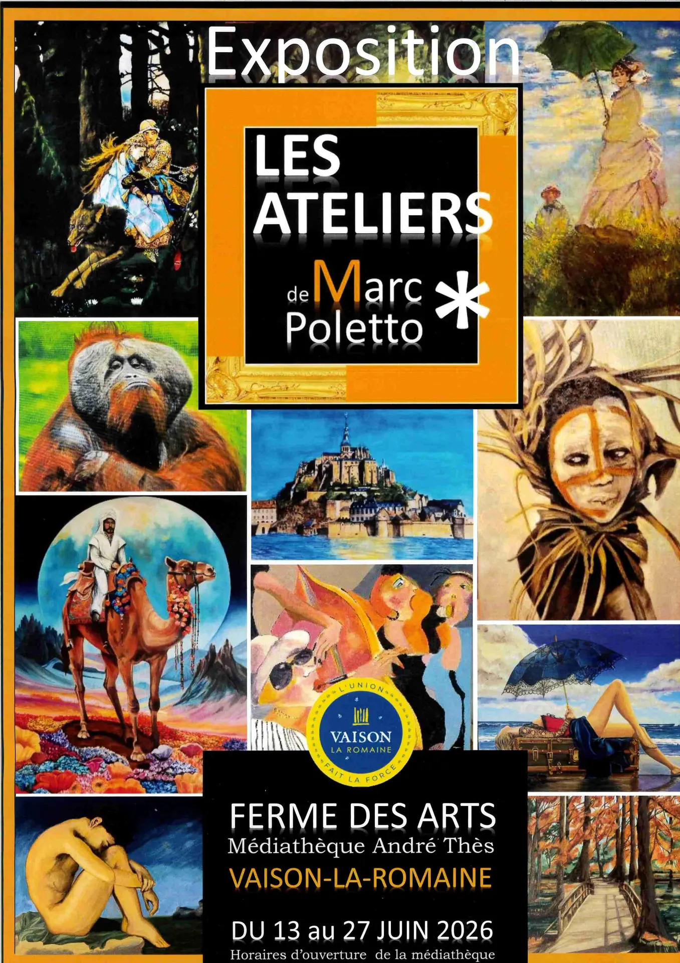 Exposition 'Les Ateliers de Marc Poletto" - Ferme des arts