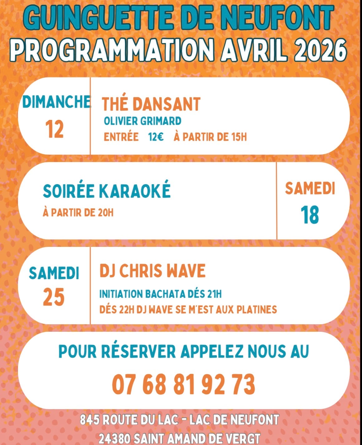 Dj chris wave - la guinguette de Neufont