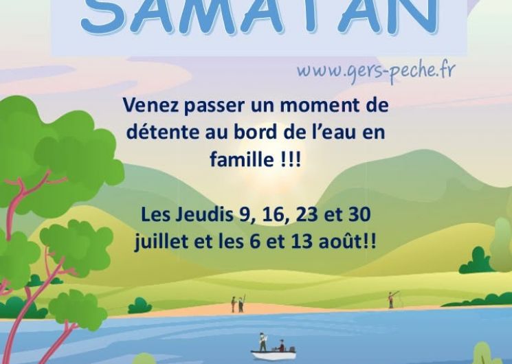 Animation pêche au lac de Samatan