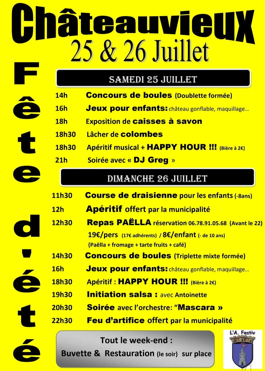 Fête d'été de Châteauvieux