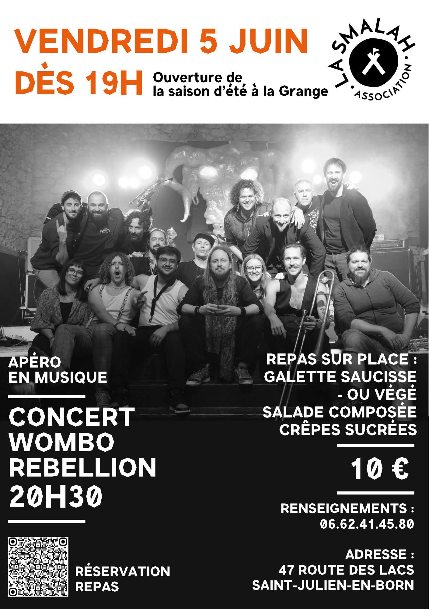 Soirée d'ouverture de la saison culturelle et Concert Wombo Rebellion
