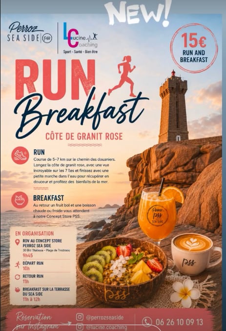 Run & Breakfast avec Perroz Sea Side (PSS) !