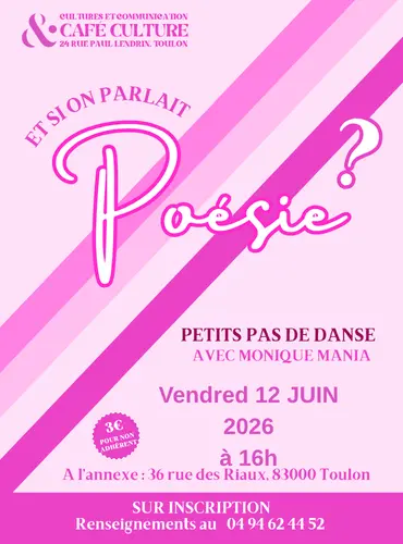 Conférence - Et si on parlait poésie au Café Culture ?