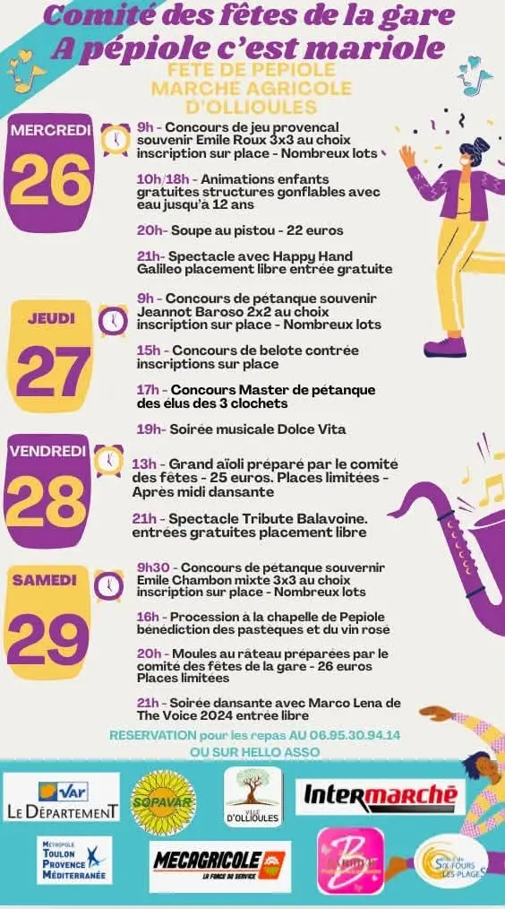 Fête de la Gare, Pépiole et St Michel
