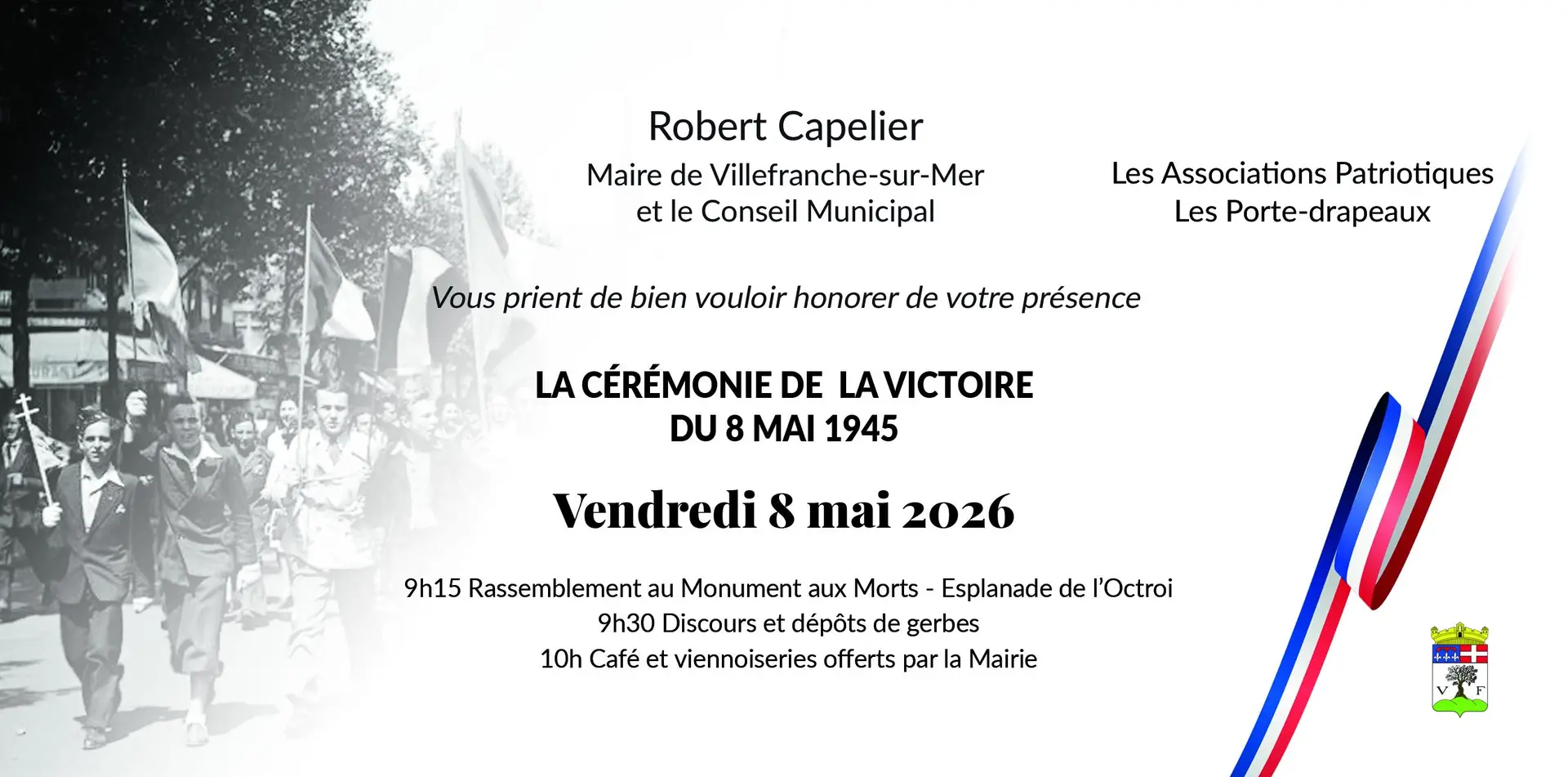 Cérémonie commémorative de la Victoire du 8 mai 1945