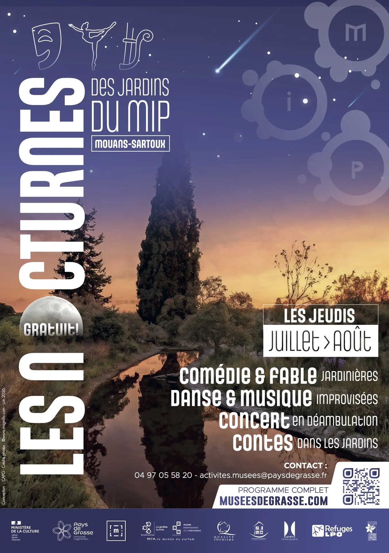 Les nocturnes des Jardins du MIP