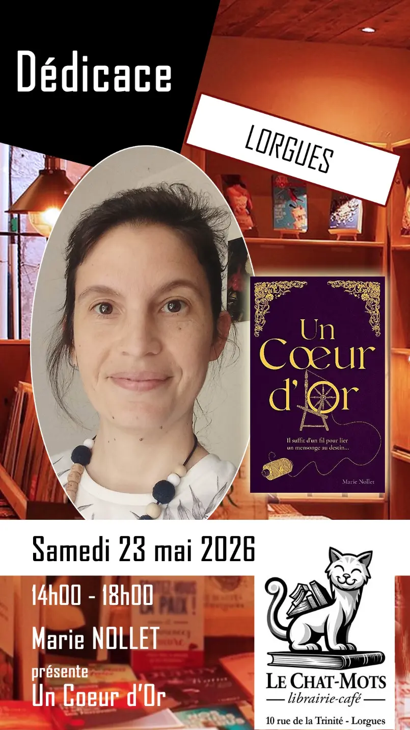 Dédicace de Marie Nollet- Librairie - Café Le Chat- Mots