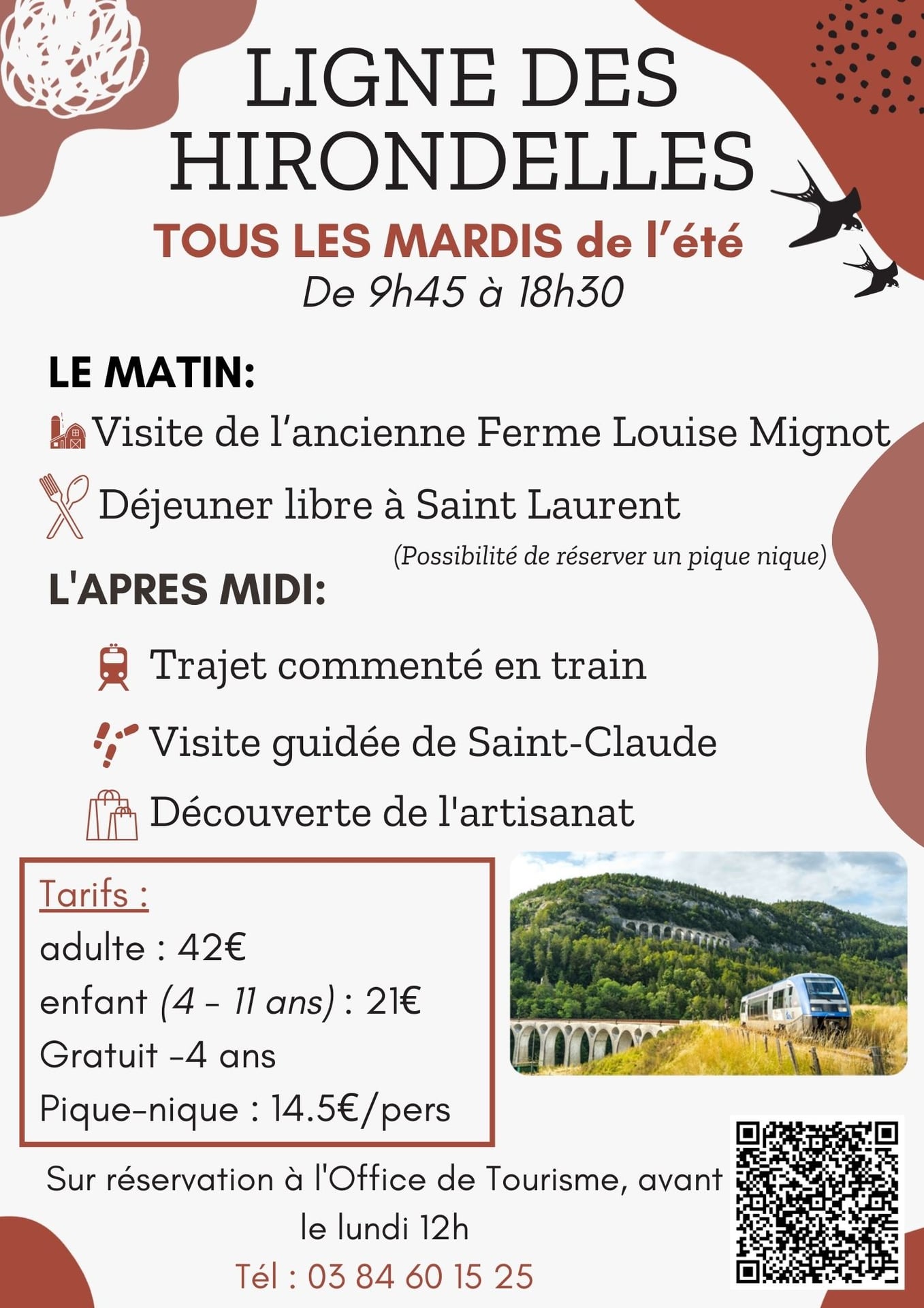 Excursion sur la Ligne des Hirondelles