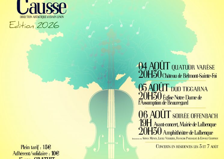 Festival les Mélodies du Causse : Soirée Offenbach