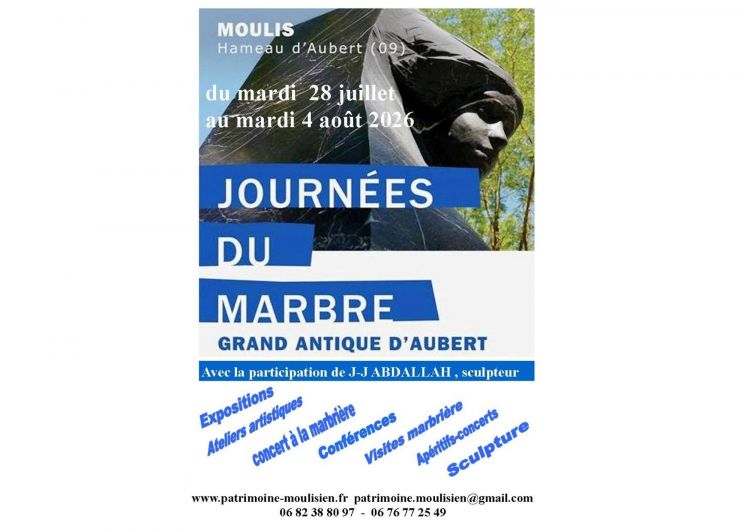 Journées du Marbre Grand Antique d’Aubert 2026