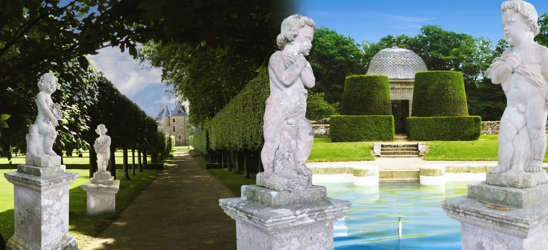 Visite commentée du parc historique du Château de Rosanbo