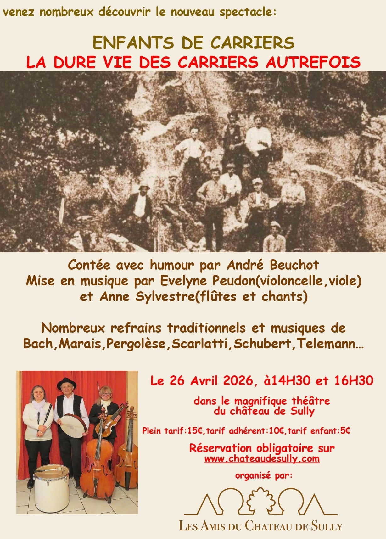 Spectacle "Enfants de Carriers"