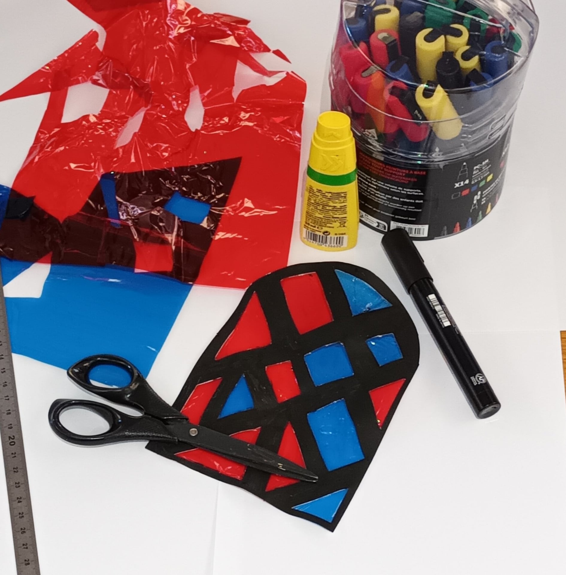 Atelier "Le moyen âge - vitrail"