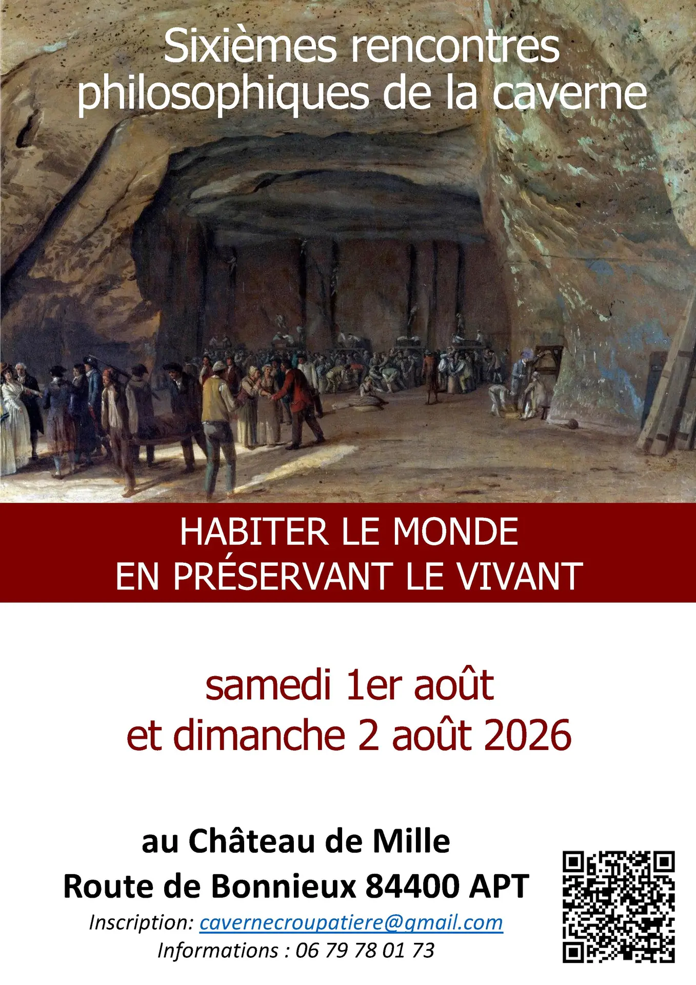 Sixièmes Rencontres philosophiques de la caverne