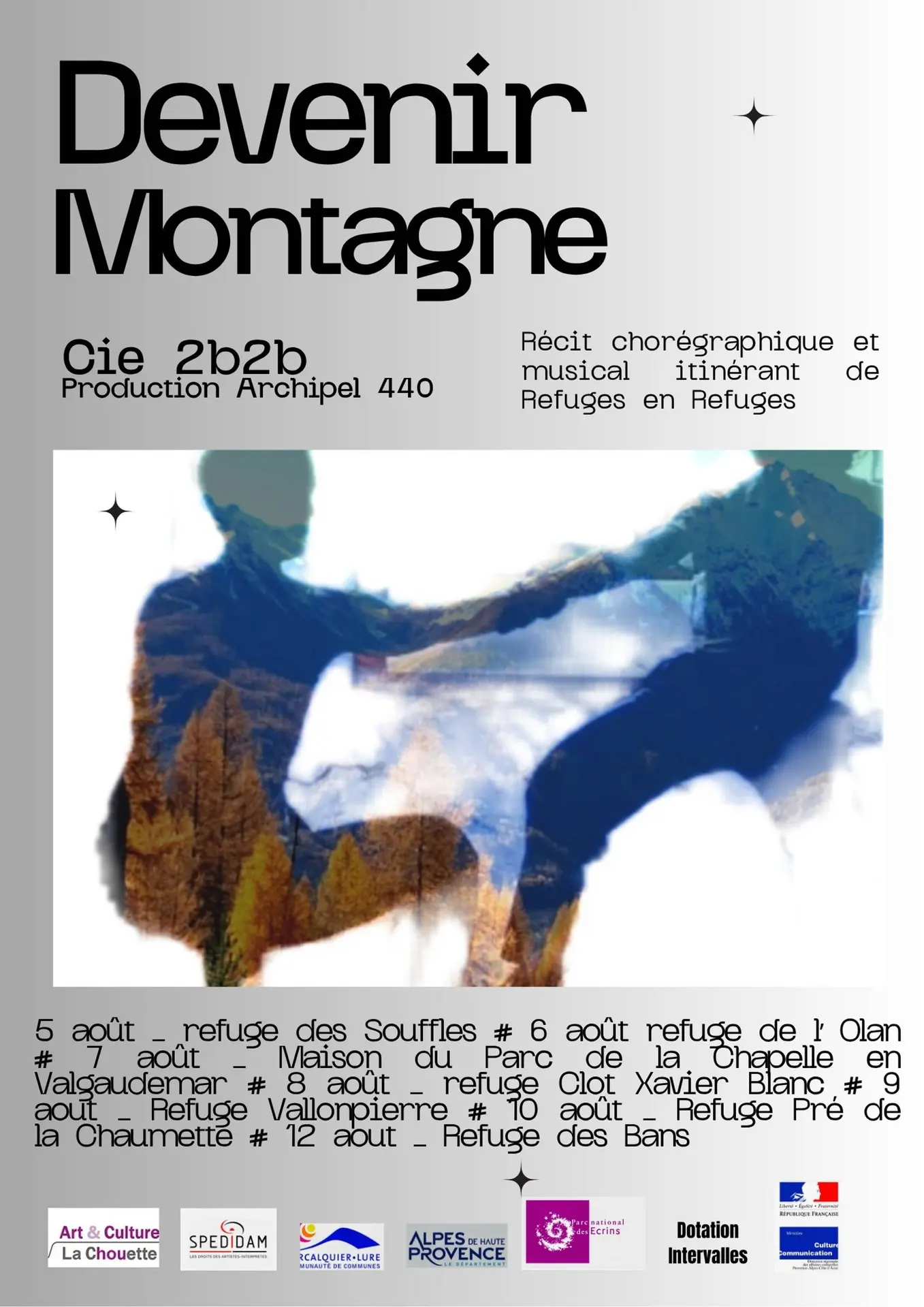 Spectacle en plein air : "Devenir montagne"