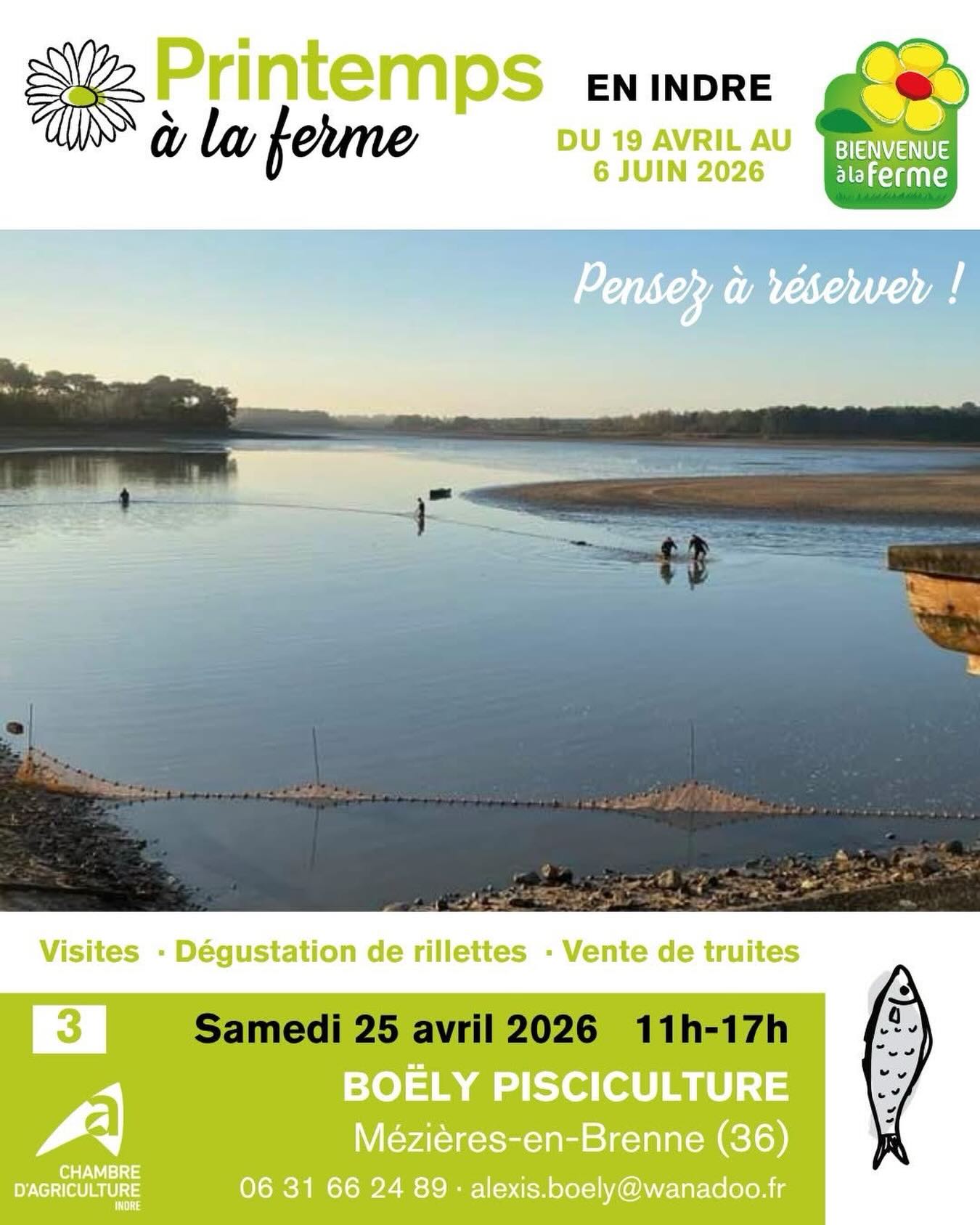 Printemps à la Ferme à la pisciculture