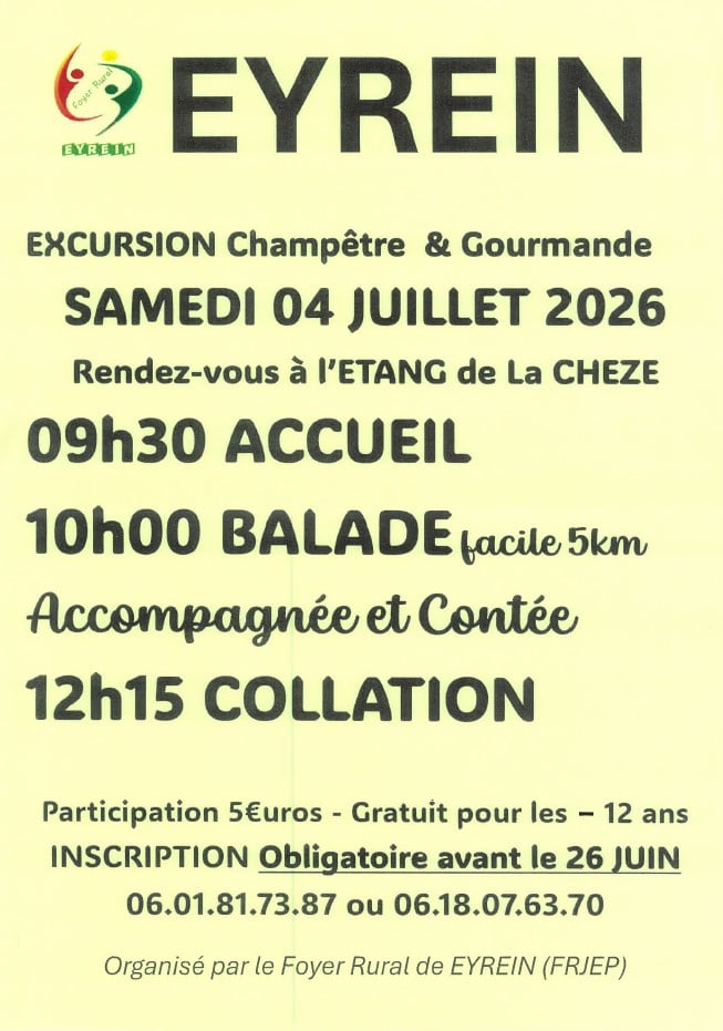 Excursion champêtre et gourmande