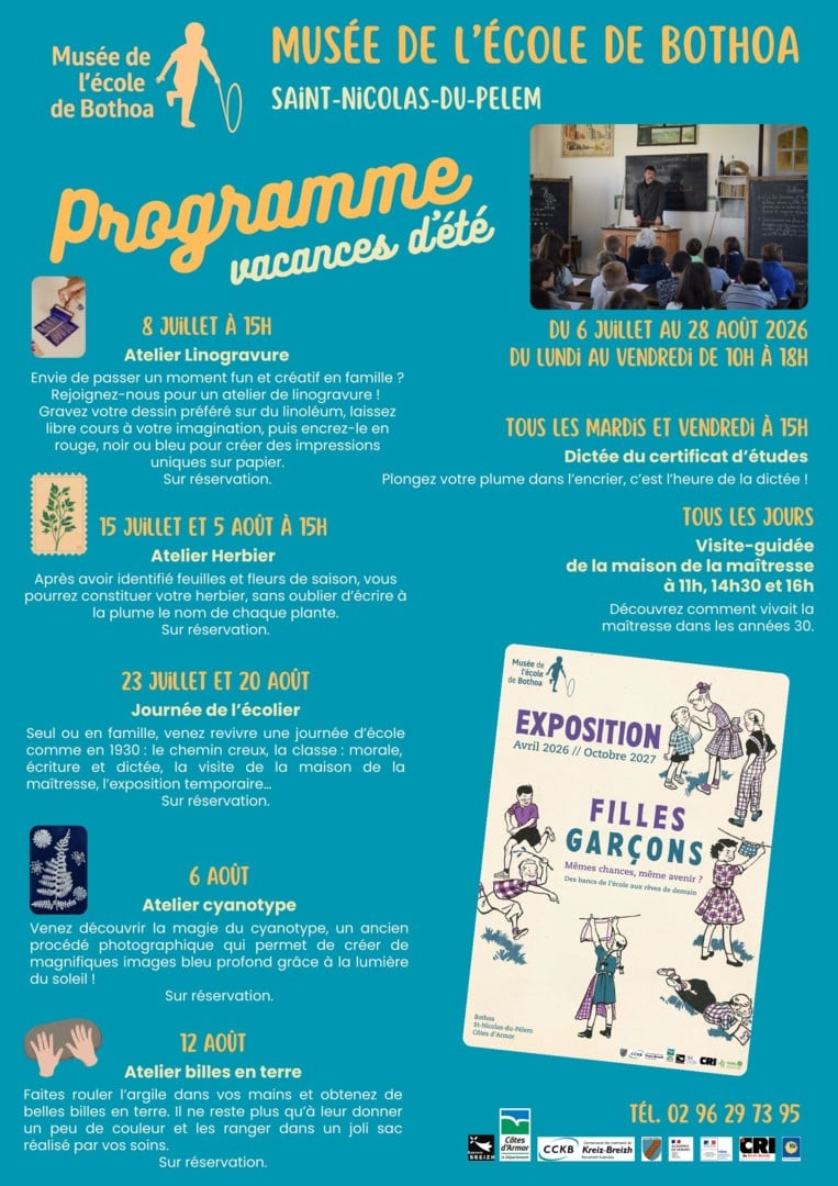 Les vacances au musée de l’école !