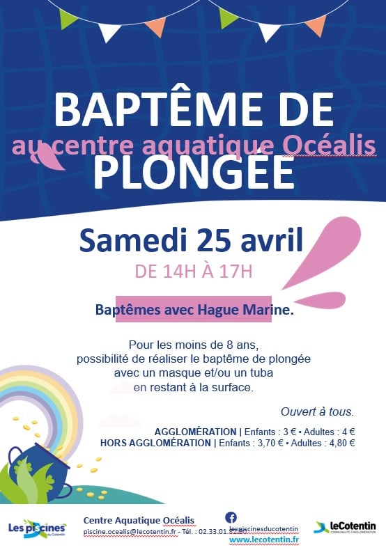 BAPTÊME DE PLONGÉE AU CENTRE AQUATIQUE OCEALIS