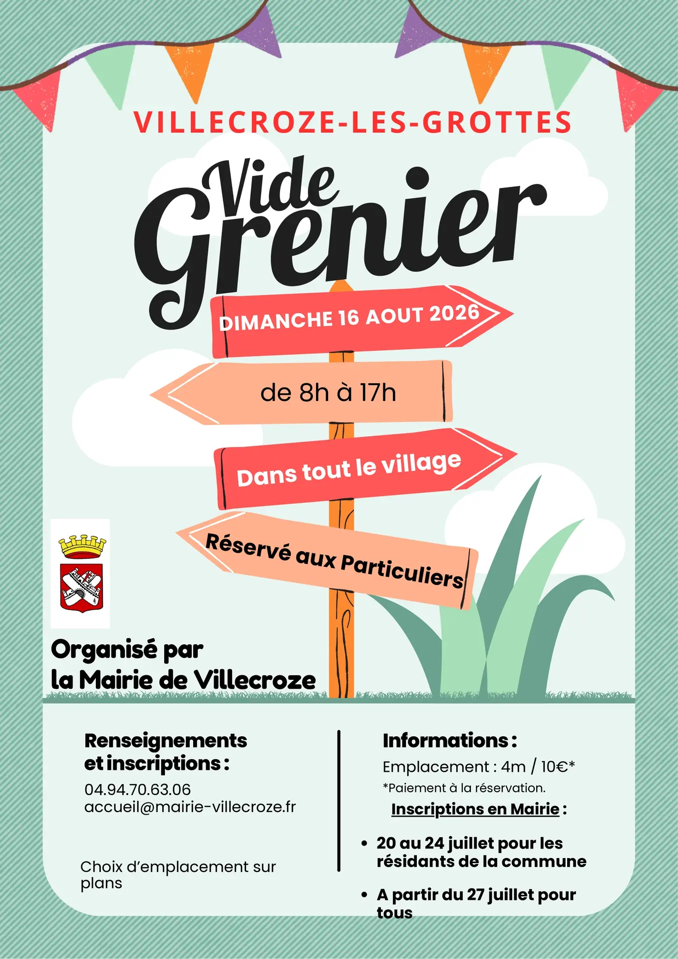 Vide grenier de Villecroze