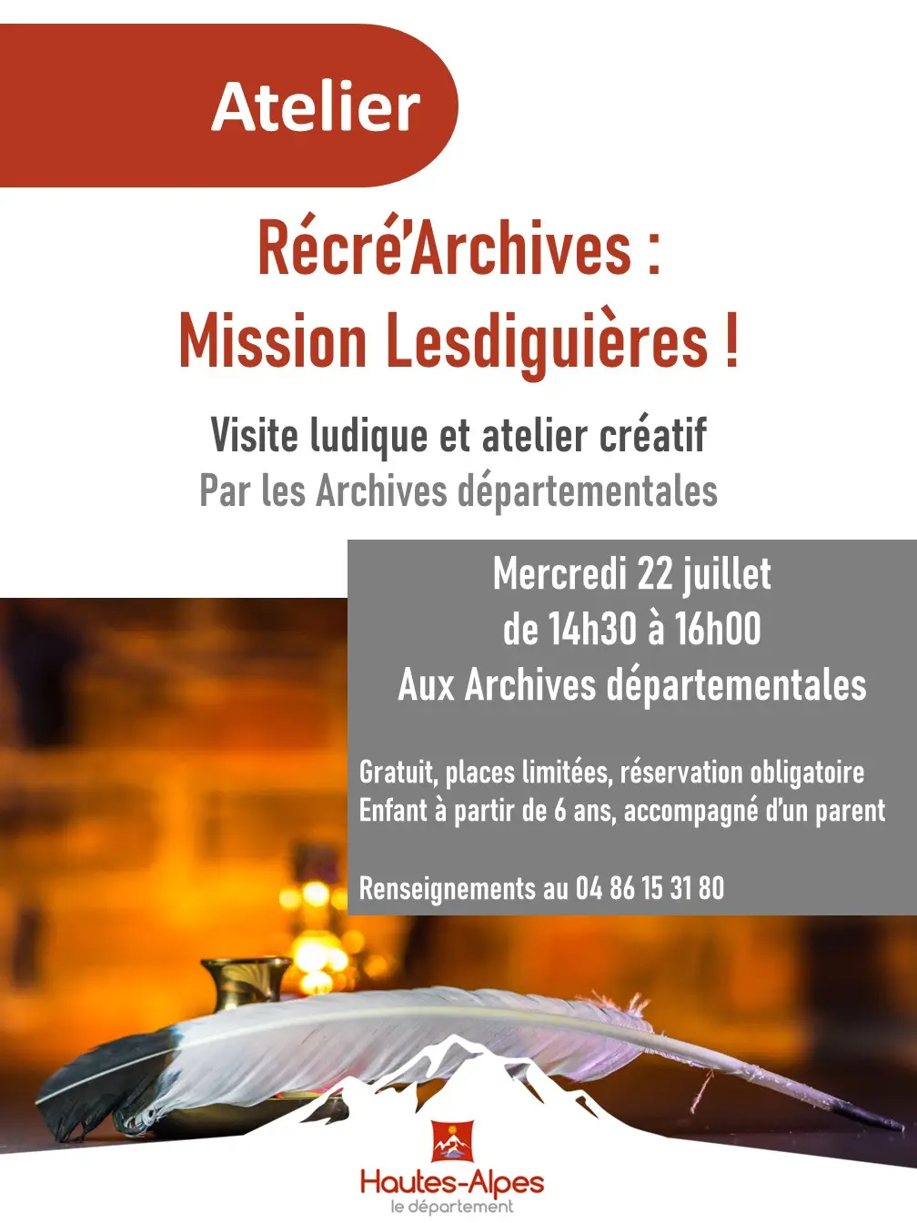 Récré’Archives : Mission Lesdiguières !