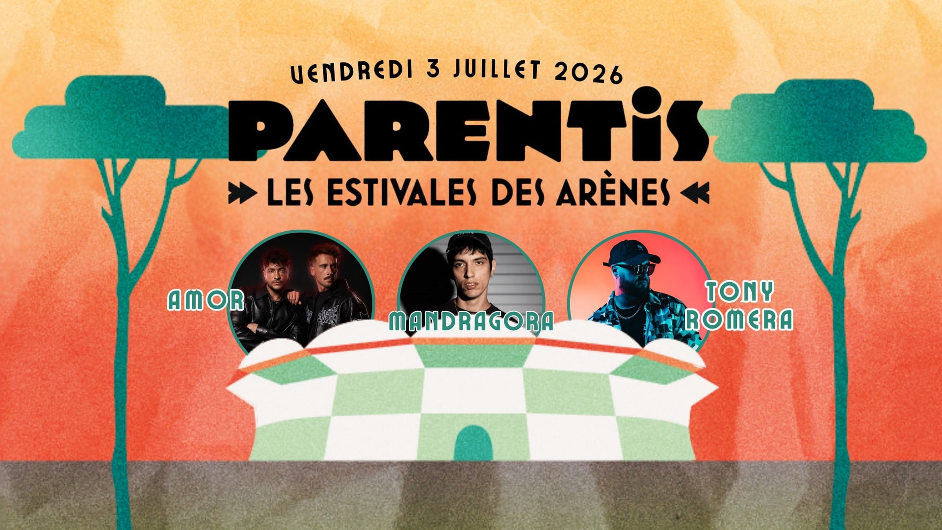 Les Estivales des Arènes - AMOR // MANDRAGORA // TONY ROMERA