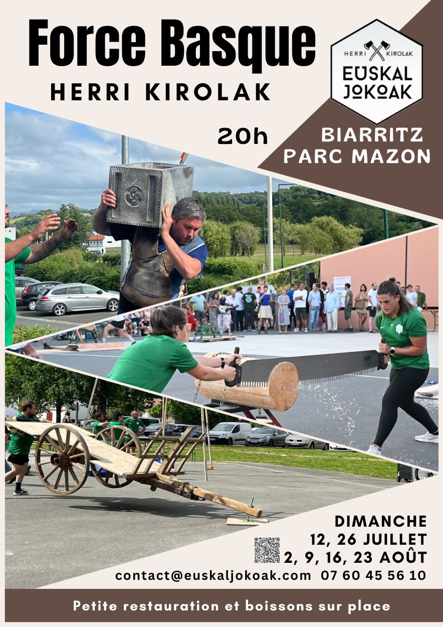 Spectacle participatif de Force basque  - Herri Kirolak
