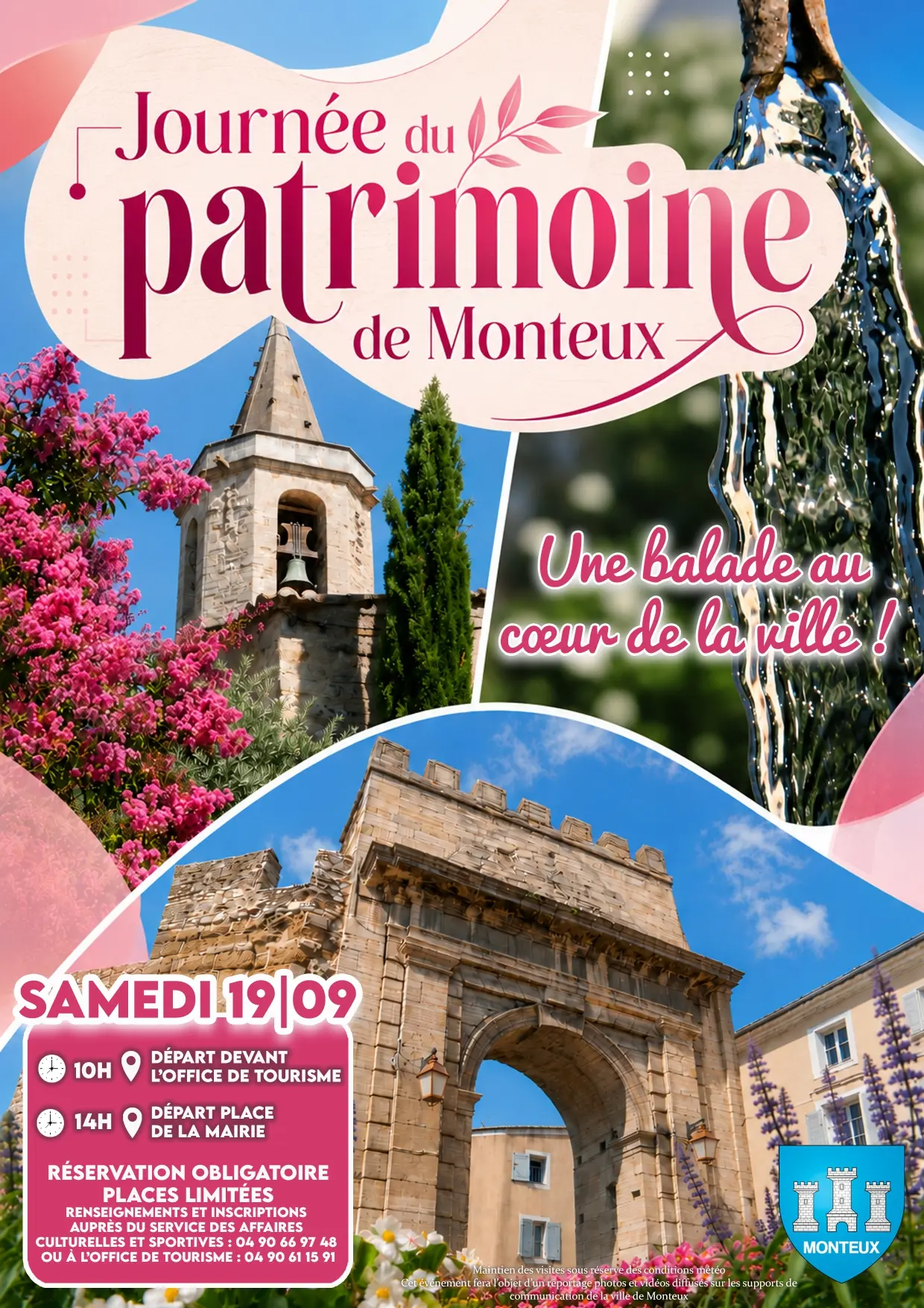 Journées européennes du Patrimoine  à Monteux - Balades au coeur de la Ville